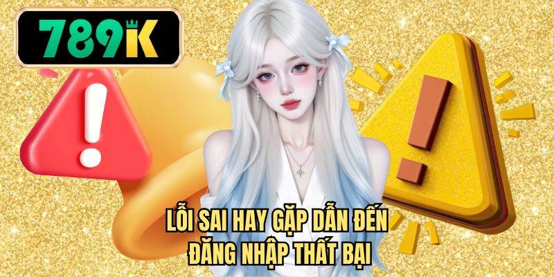 Lỗi sai hay gặp dẫn đến đăng nhập thất bại
