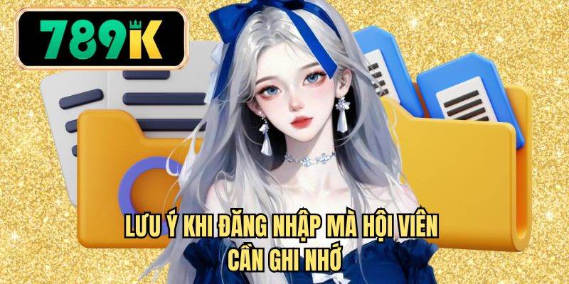 Lưu ý khi đăng nhập mà hội viên cần ghi nhớ